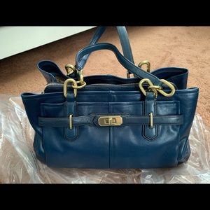 Coach Chelsea Jayden Satchel F17811 Navy